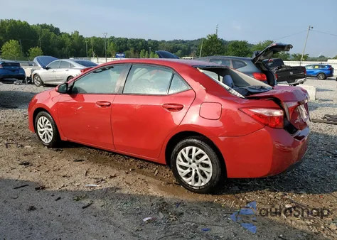 2017 Toyota Corolla L из США, поврежденный, VIN 2T1BURHE8HC851899